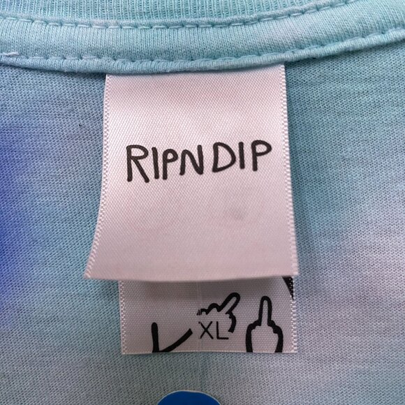 Rip n dip blue/purple tie dye Tshirt size extra large - Picture 4 of 4